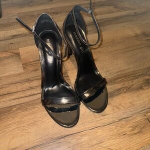 Madden Girl Glossy Black Heels